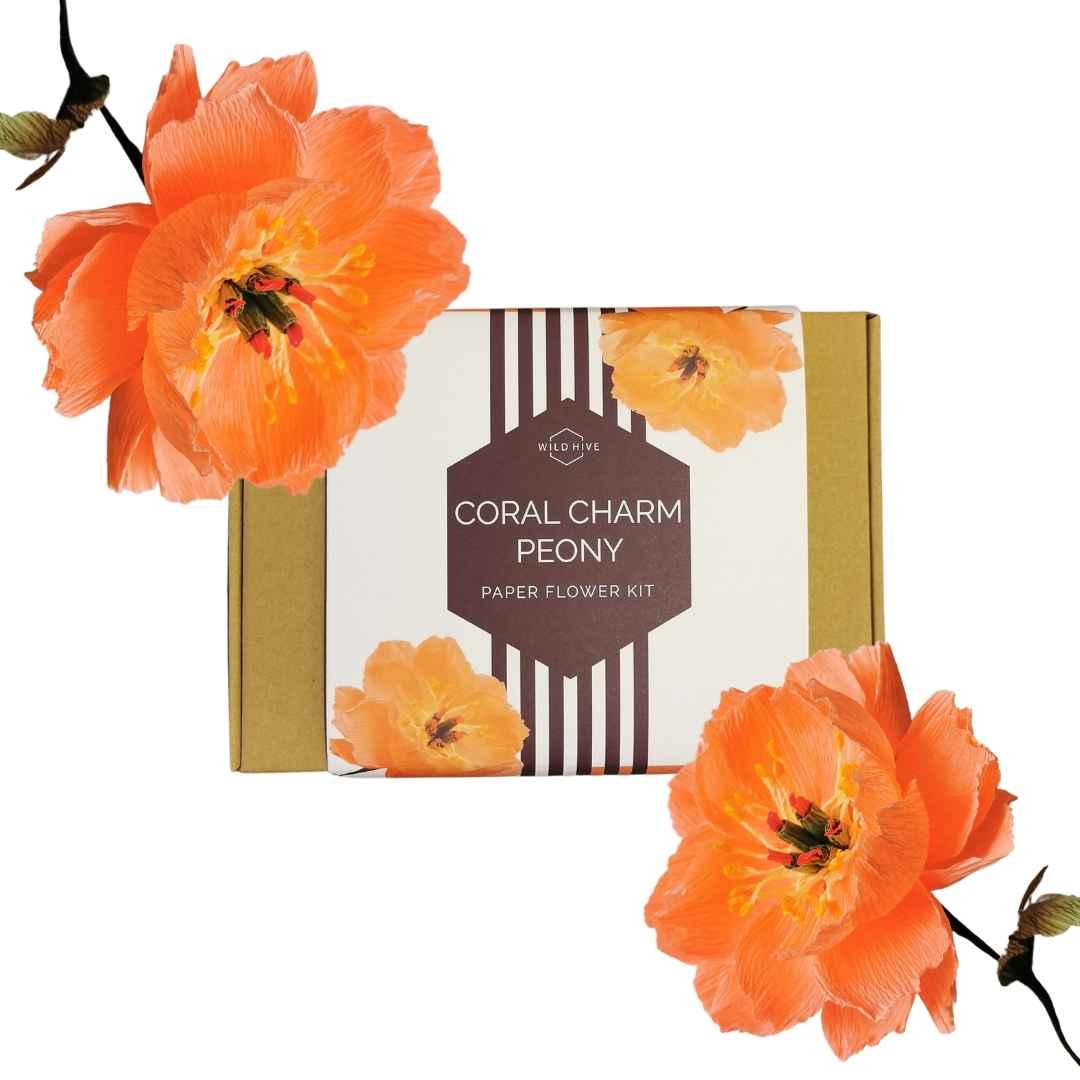 Paper Coral Charm Peony Kit