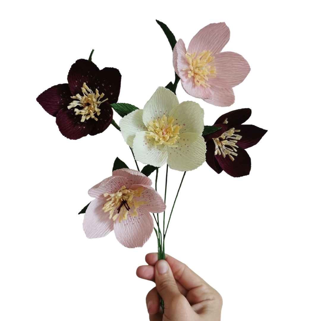 Winter Paper Flower Making Projects