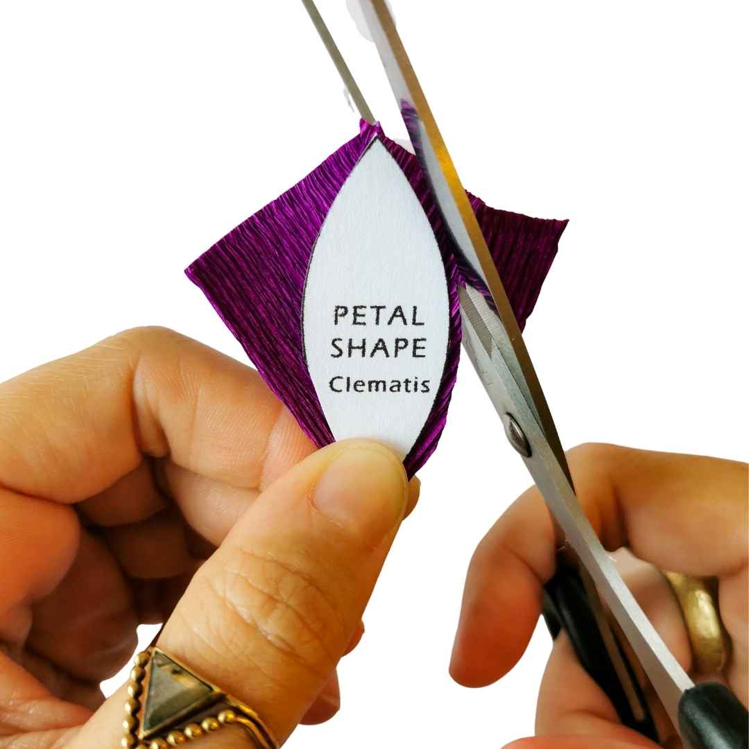 Paper Clematis Making - DIY Paper Flower Kit by Wild Hive Paper Flowers
