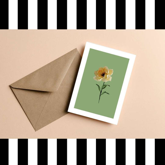 Paper Peony 2.1 | Greetings Card