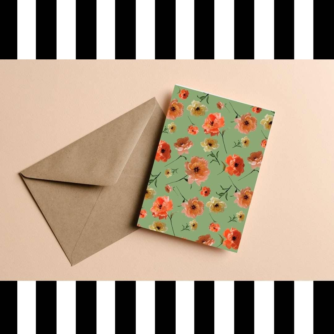 Paper Peony 2.3 | Greetings Card