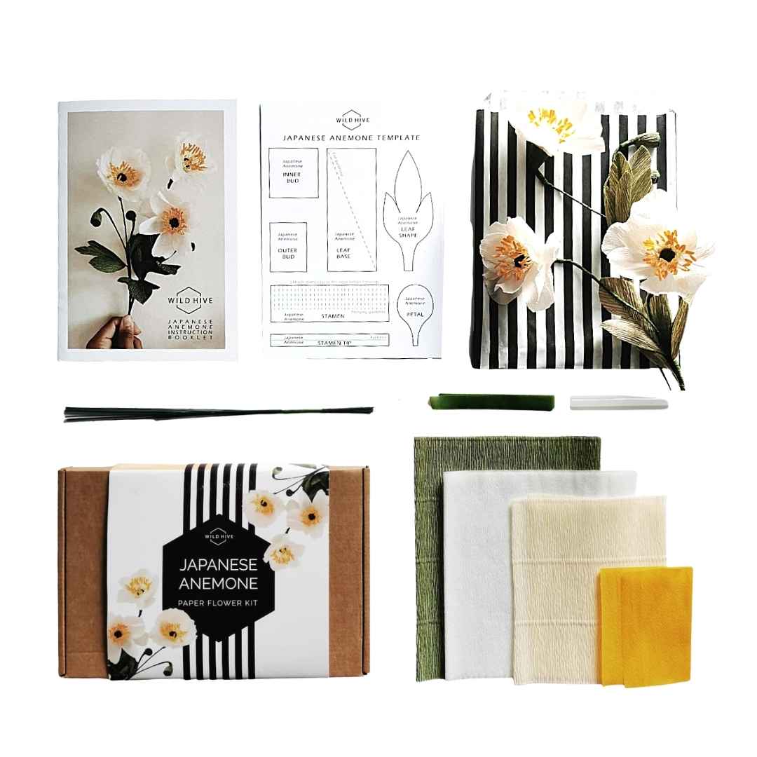 Paper Japanese Anemone Kit